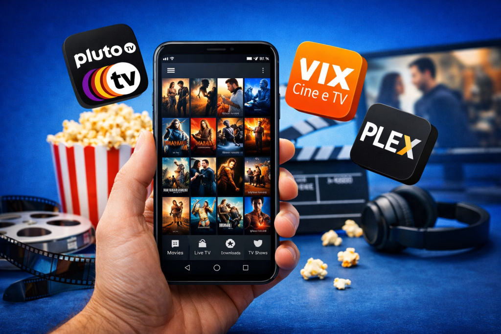 Regardez des films gratuits avec des applications