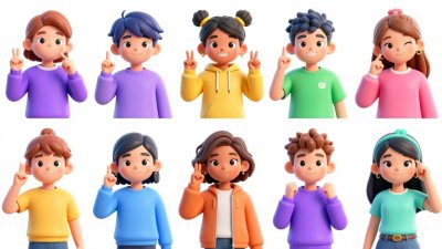 Avatares digitais divertidos criados no celular