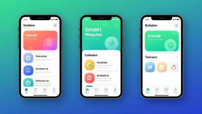 Três aplicativos em telas de celular facilitando o dia.