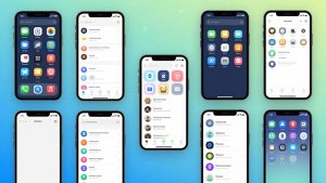 Екран мобільного телефону з барвистими та сучасними іконками програм.
